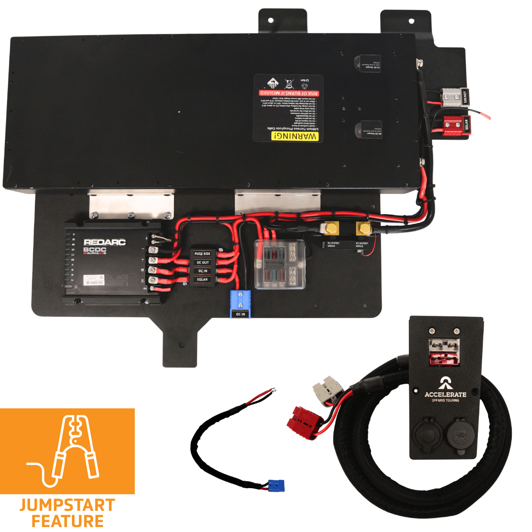 Dual Battery - Prado 250 Series - 220Ah Under Floor - With Jumpstart Feature