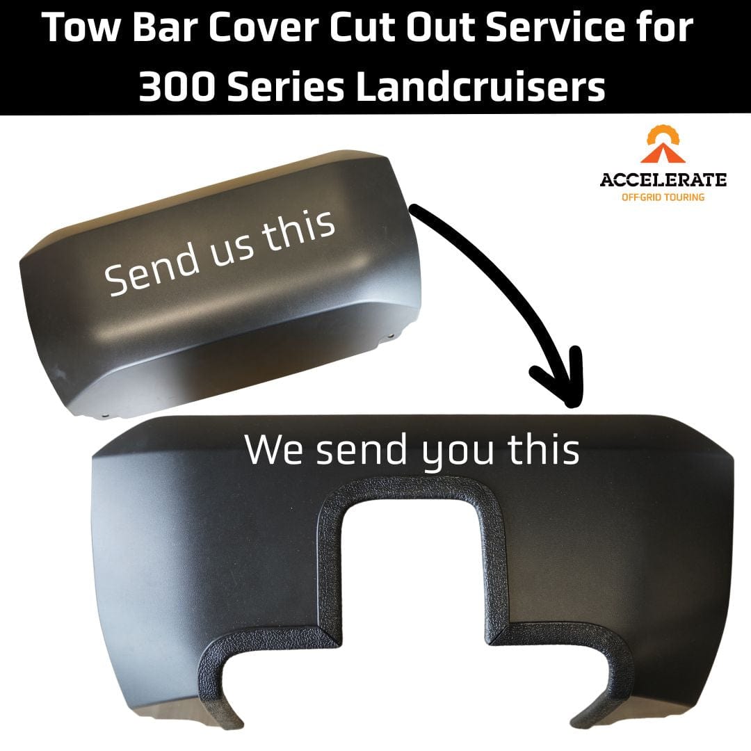 Tow Bar Cover Cut Out Service for 300 Series LandCruisers