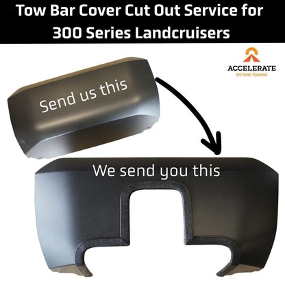 Tow Bar Cover Cut Out Service for 300 Series LandCruisers