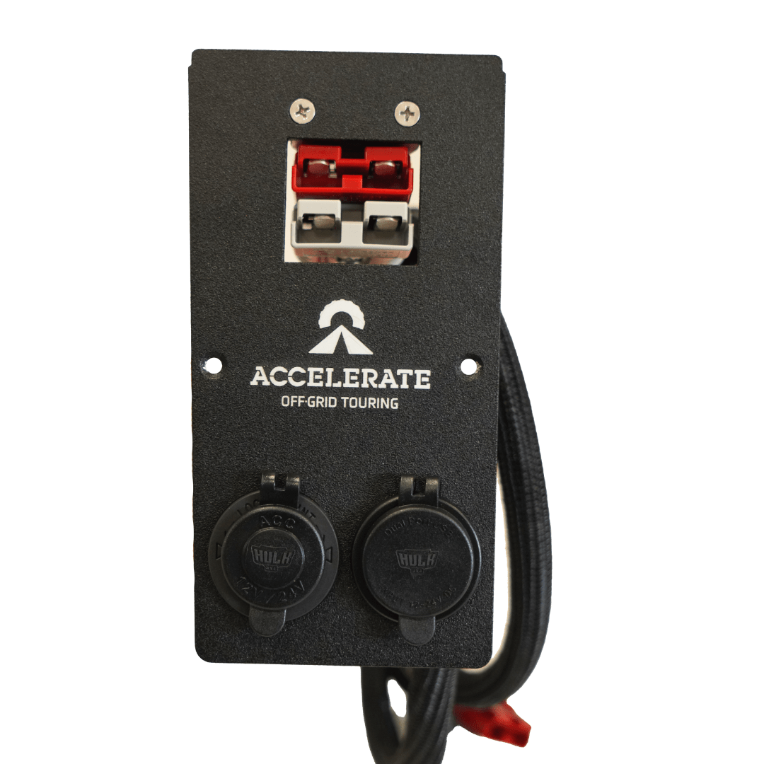 Socket Bank - Prado LC250 Series - Rear Cupholder for Underfloor Dual Battery System