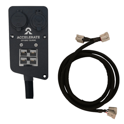 Socket Bank + Y-Lead Bundle - 300 Series - Drivers Rear Cup Holder