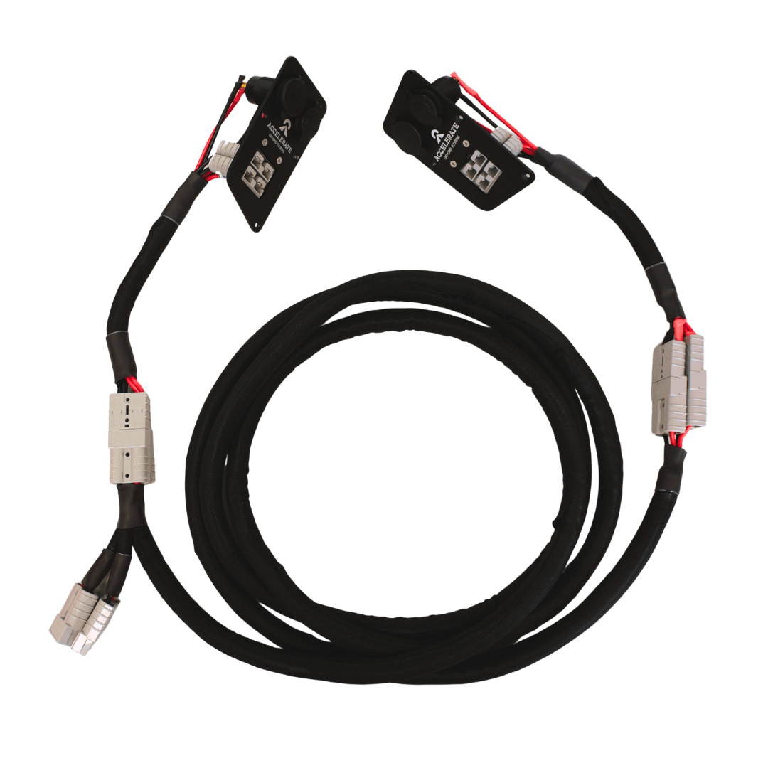 Socket Bank + Y-Lead Bundle - 300 Series - Drivers Rear Cup Holder
