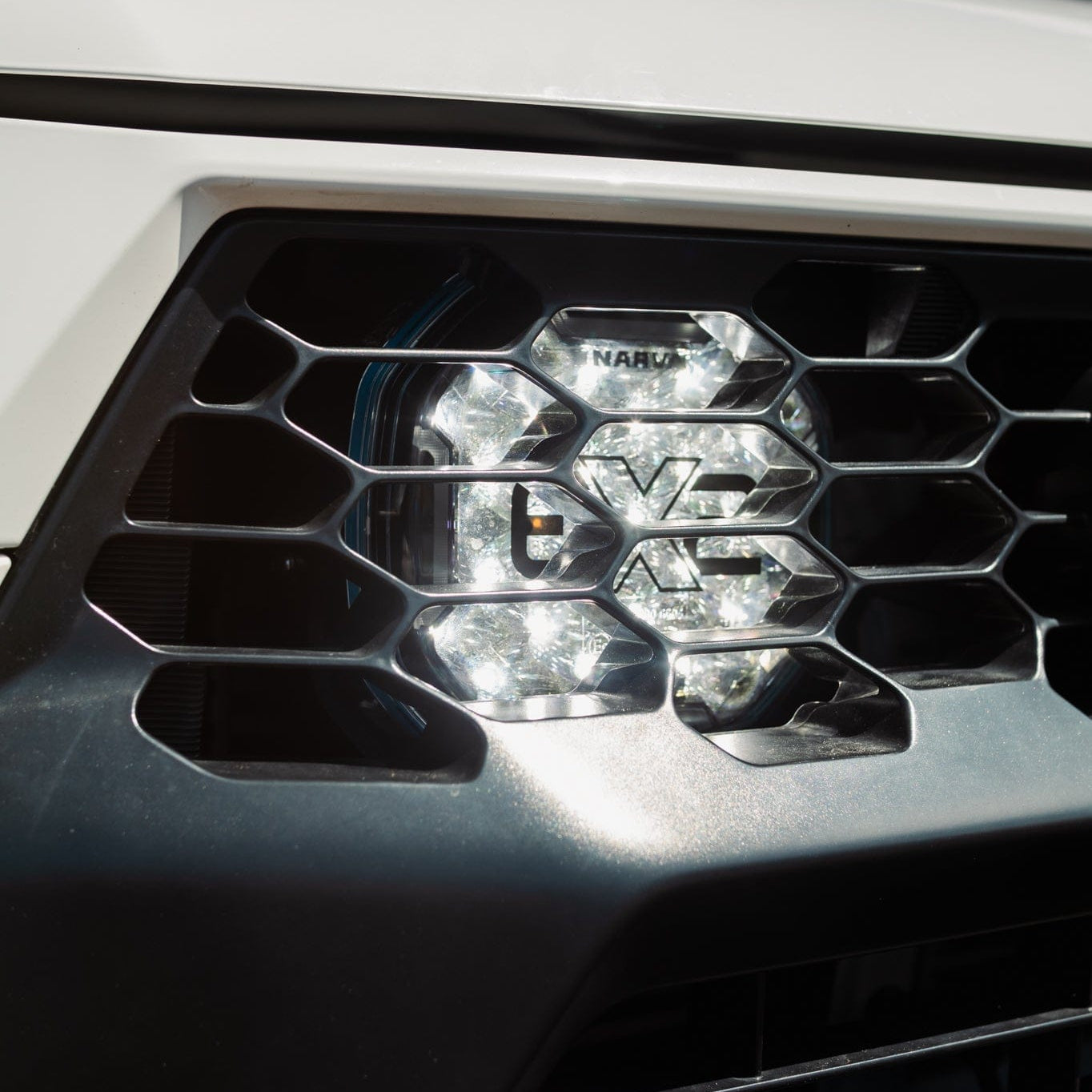 Spotlight Mount - N80 Hilux - Behind Grille