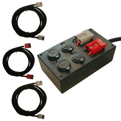 Socket Box + Wiring - N80 Hilux - Behind Seat to Rear