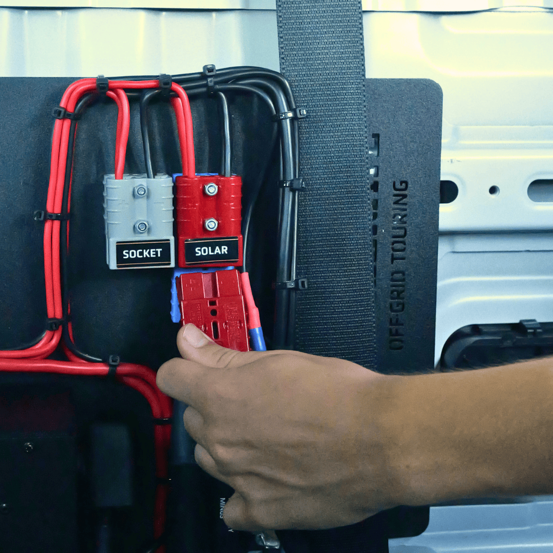 Socket Box + Wiring - N80 Hilux - Behind Seat to Rear