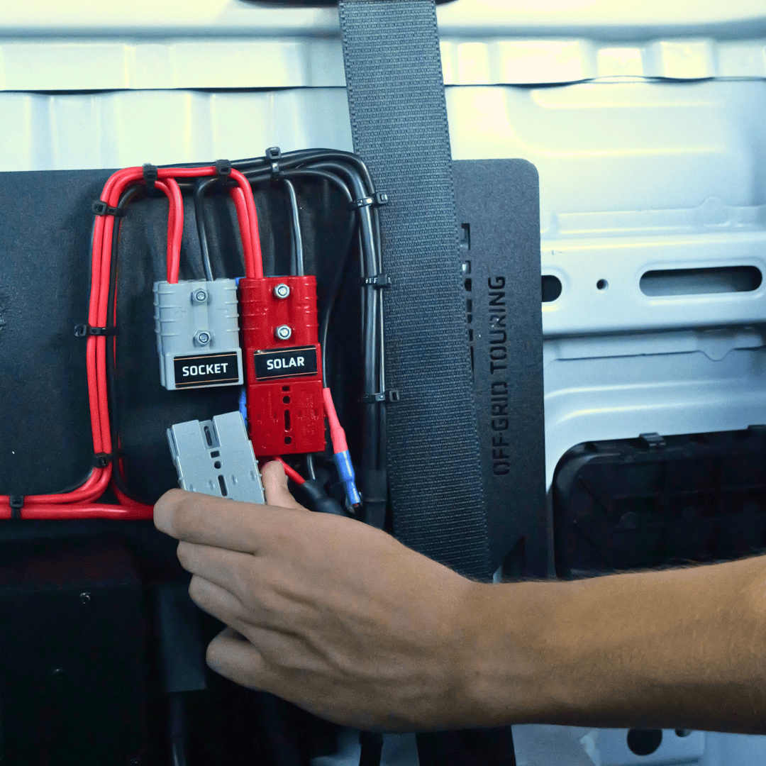 Socket Box + Wiring - N80 Hilux - Behind Seat to Rear