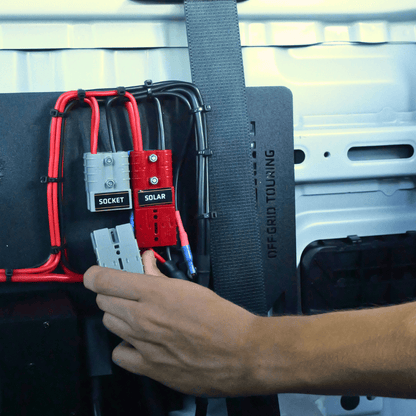 Socket Box + Wiring - N80 Hilux - Behind Seat to Rear