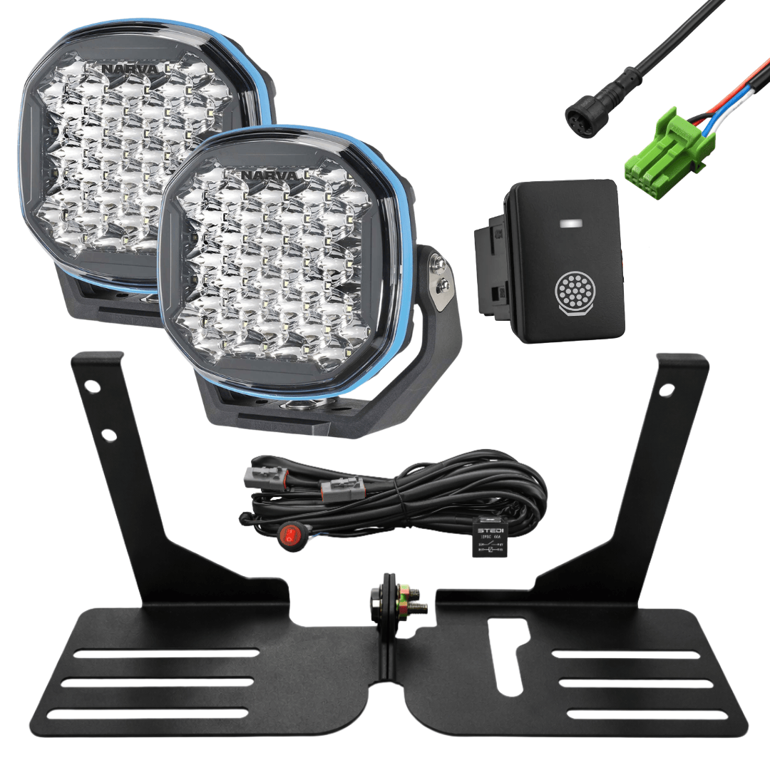 Spotlight Mount - N80 Hilux - Behind Grille