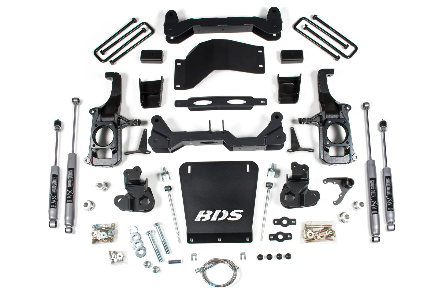 BDS Suspension 4.5' Lift Kit for 2011-2019 Chevy Silverado 2500 with Fox Shocks