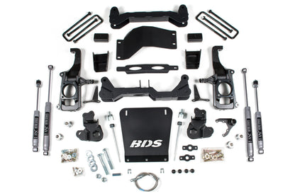 BDS Suspension 4.5' Lift Kit for 2011-2019 Chevy Silverado 2500 with Fox Shocks