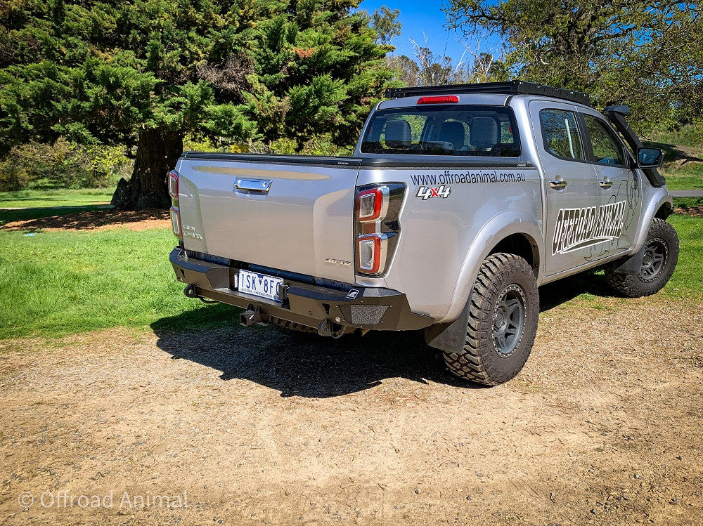 Dmax MY21 rear step and tow bar bumper
