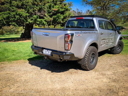 Dmax MY21 rear step and tow bar bumper
