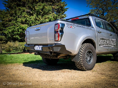 Dmax MY21 rear step and tow bar bumper