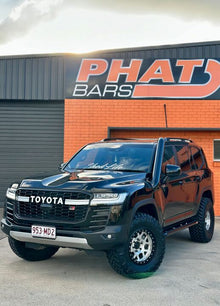 Toyota LandCruiser 300 Series ANGLED Rock Sliders / Side Steps