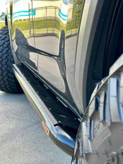 Toyota LandCruiser 300 Series ANGLED Rock Sliders / Side Steps