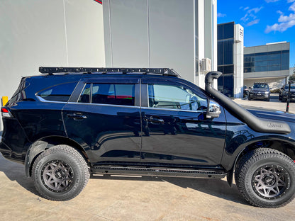 Isuzu MUX rock sliders