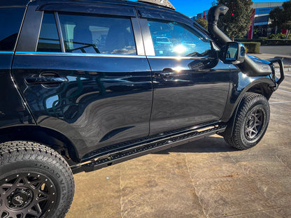 Isuzu MUX rock sliders
