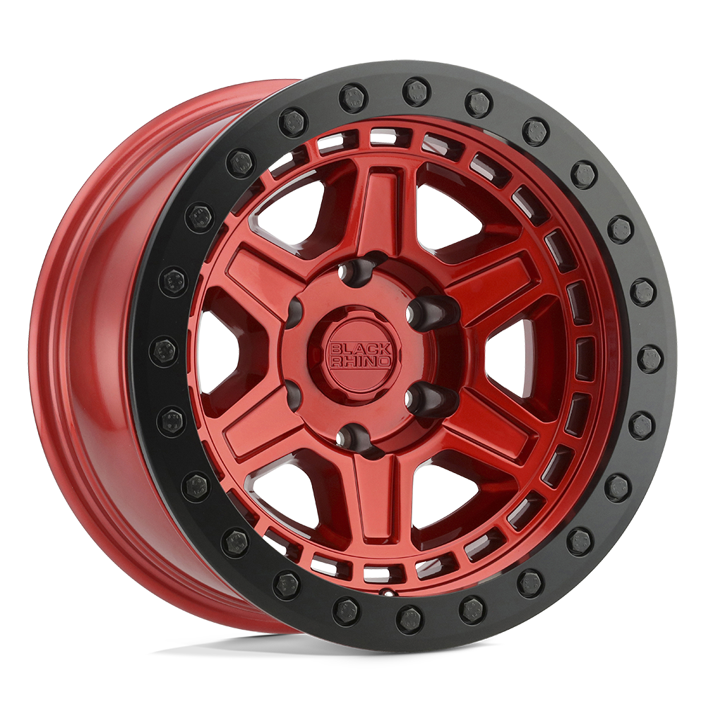 CANDY RED W/ BLACK RING & BOLT