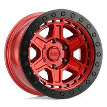 CANDY RED W/ BLACK RING & BOLT