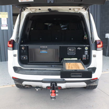 RVSS Signature Series The Evakool Weekender Plus to Suit Toyota Land Cruiser 300 Series & EvaKool 40l Drawer Fridge