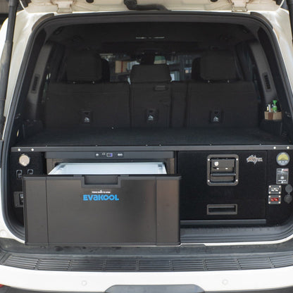 RVSS Signature Series The Evakool Weekender Plus to Suit Toyota Land Cruiser 300 Series & EvaKool 40l Drawer Fridge