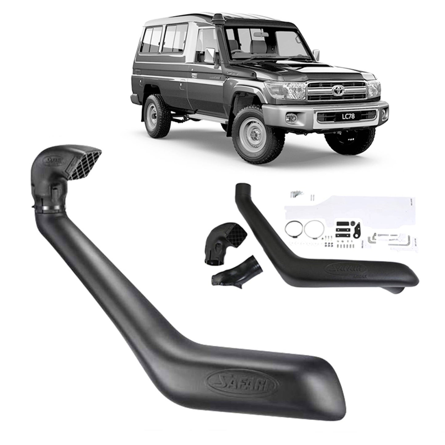 Safari - Safari Snorkel for Toyota Landcruiser (01/2007 - on) - 4X4OC™ | 4x4 Offroad Centre