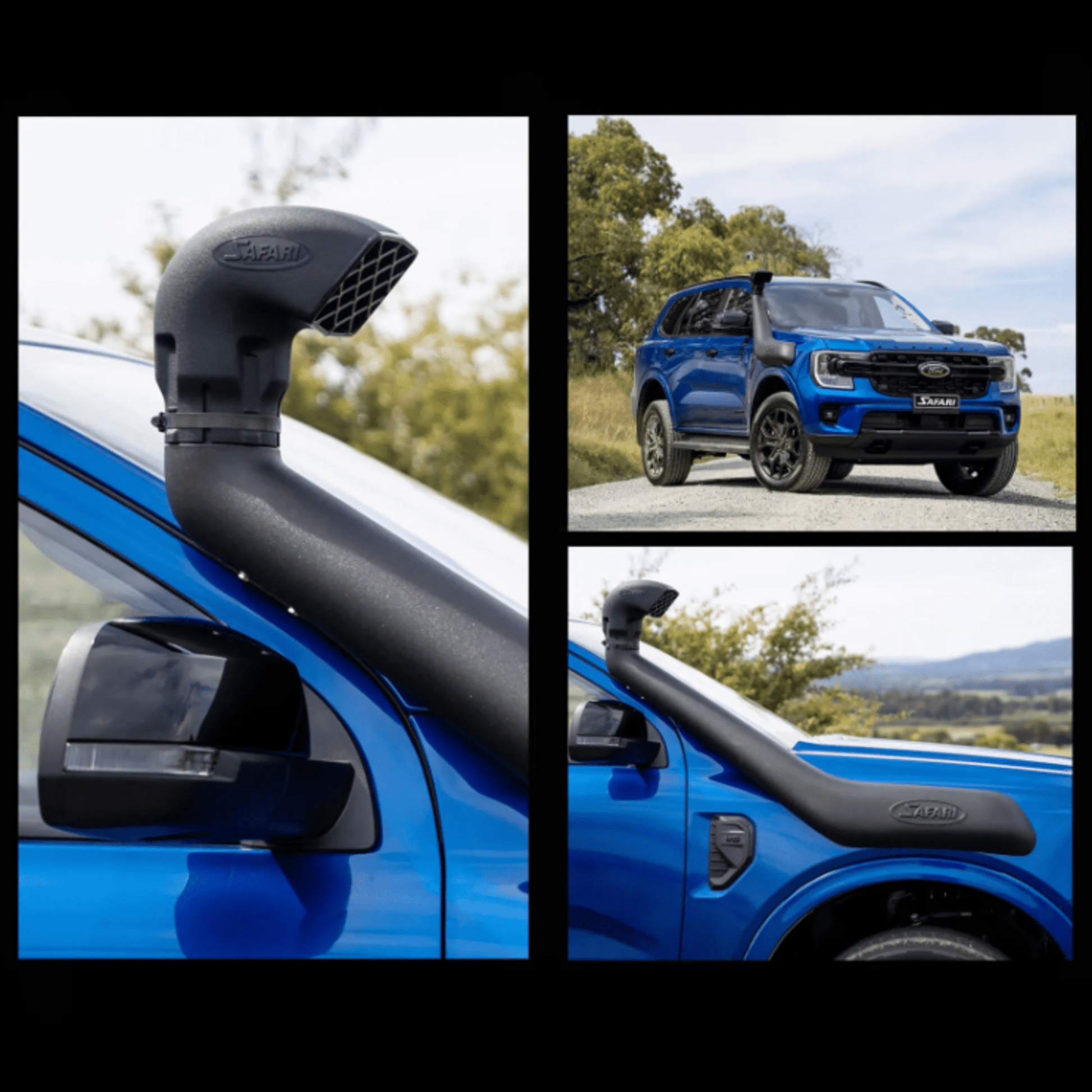 Safari - V - Spec Safari Snorkel for Next Gen Ford Ranger & Everest All Engines (06/2022 - on) - 4x4 Offroad Centre
