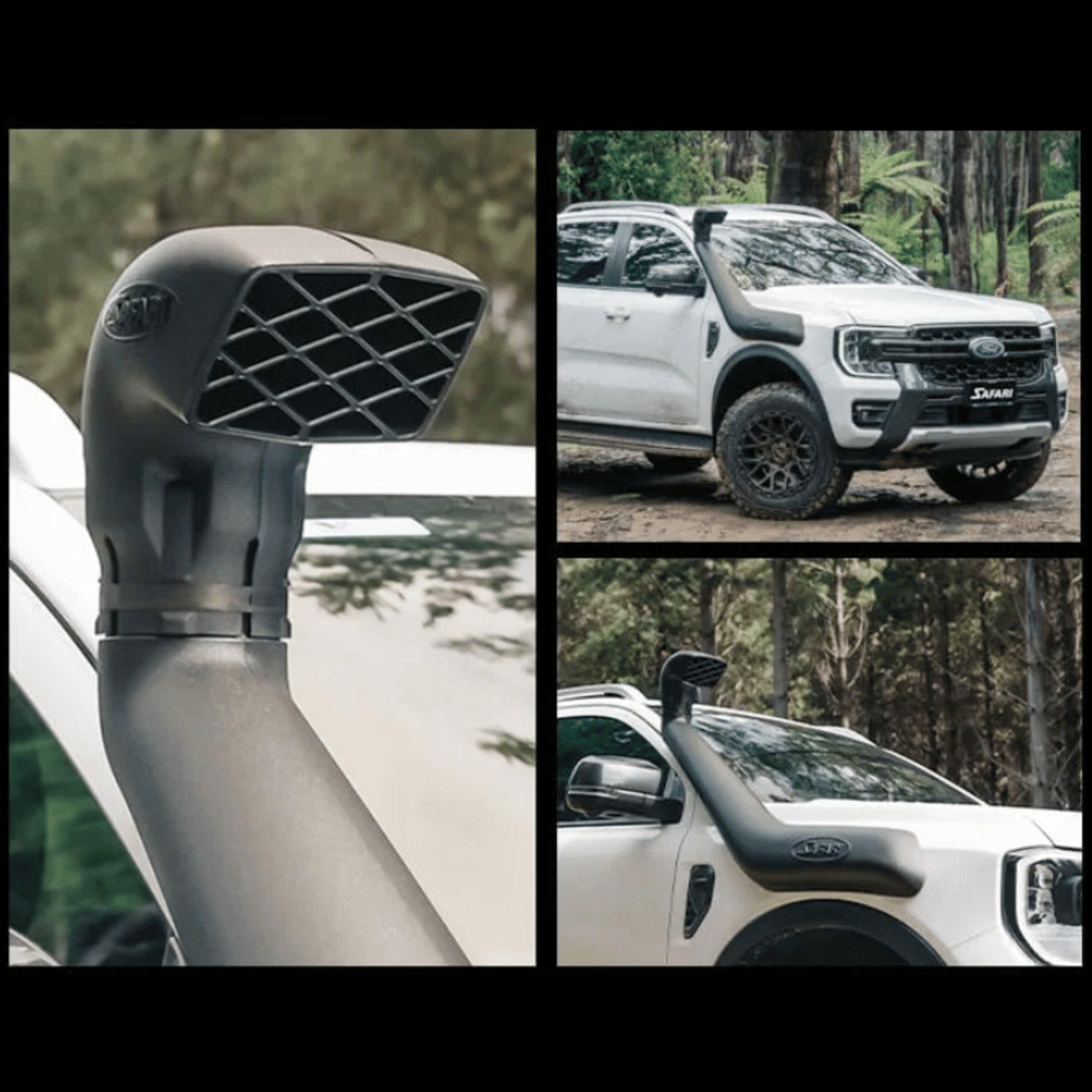 Safari - V - Spec Safari Snorkel for Next Gen Ford Ranger & Everest All Engines (06/2022 - on) - 4X4OC™ | 4x4 Offroad Centre