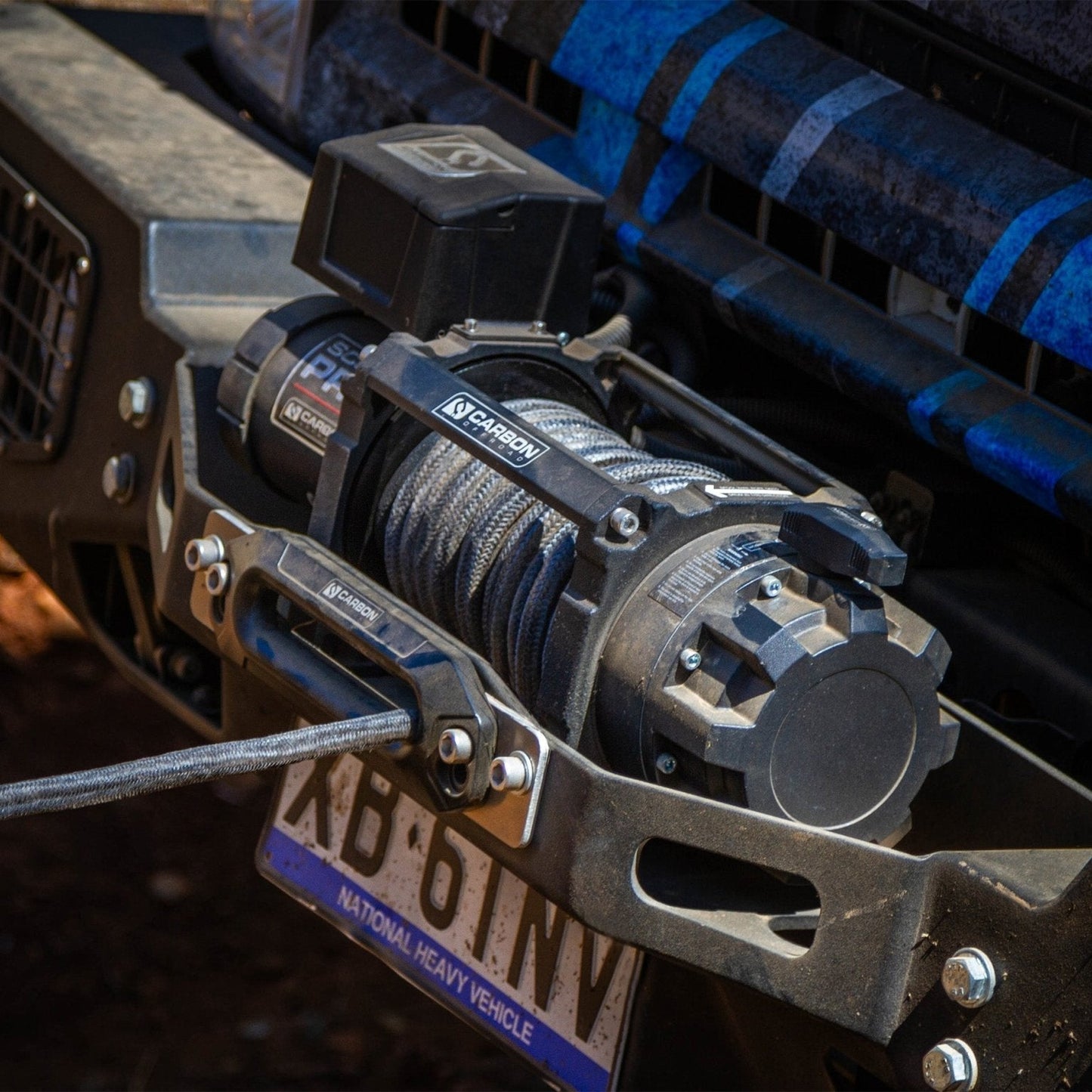 Carbon Scout Pro - 20000lb Extreme Duty Truck Winch - BYO Hook